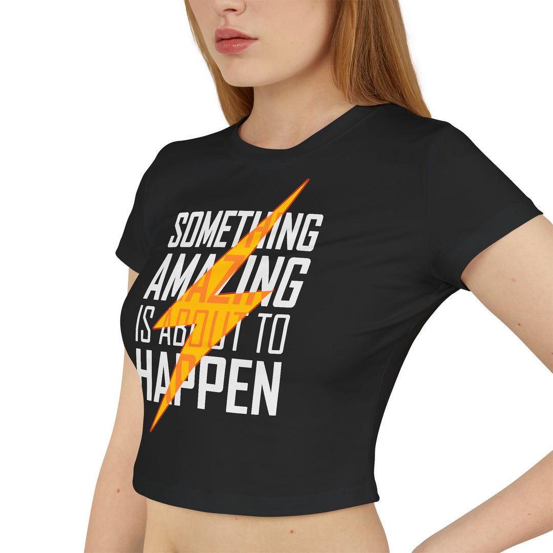 Big Graphic Ladies Crop