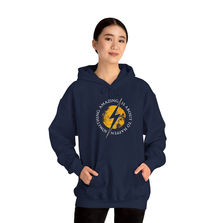 Moon Bolt Unisex Heavy Blend™ Hooded Sweatshirt