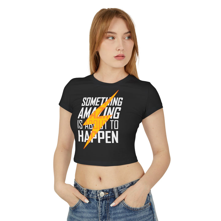 Big Graphic Ladies Crop