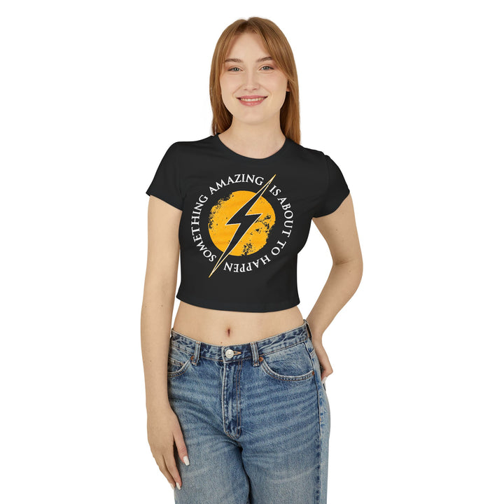 Moon Bolt Ladies Crop