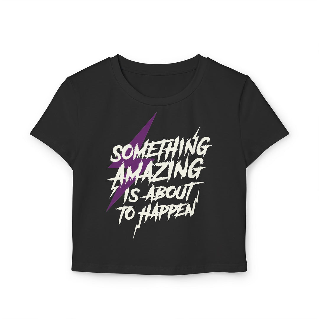 Purple Sayco Women's Baby Tee