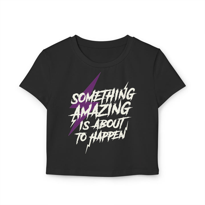 Purple Sayco Women's Baby Tee