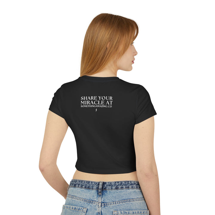 Big Graphic Ladies Crop