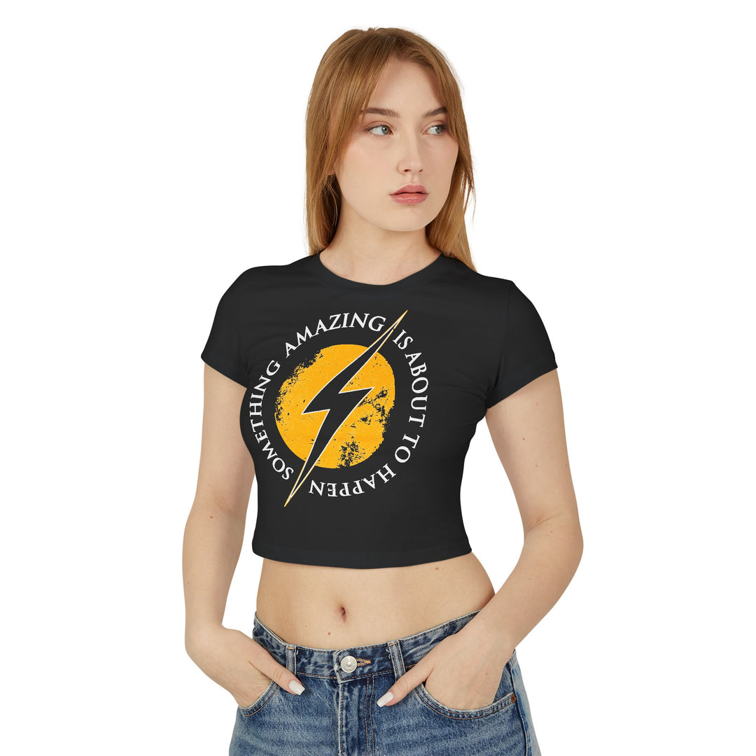 Moon Bolt Ladies Crop