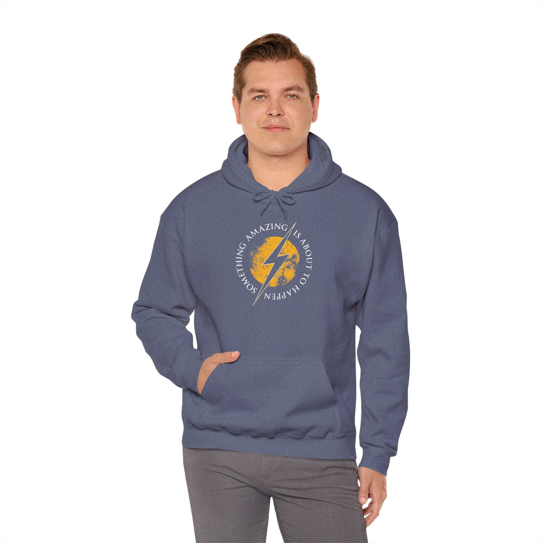 Moon Bolt Unisex Heavy Blend™ Hooded Sweatshirt